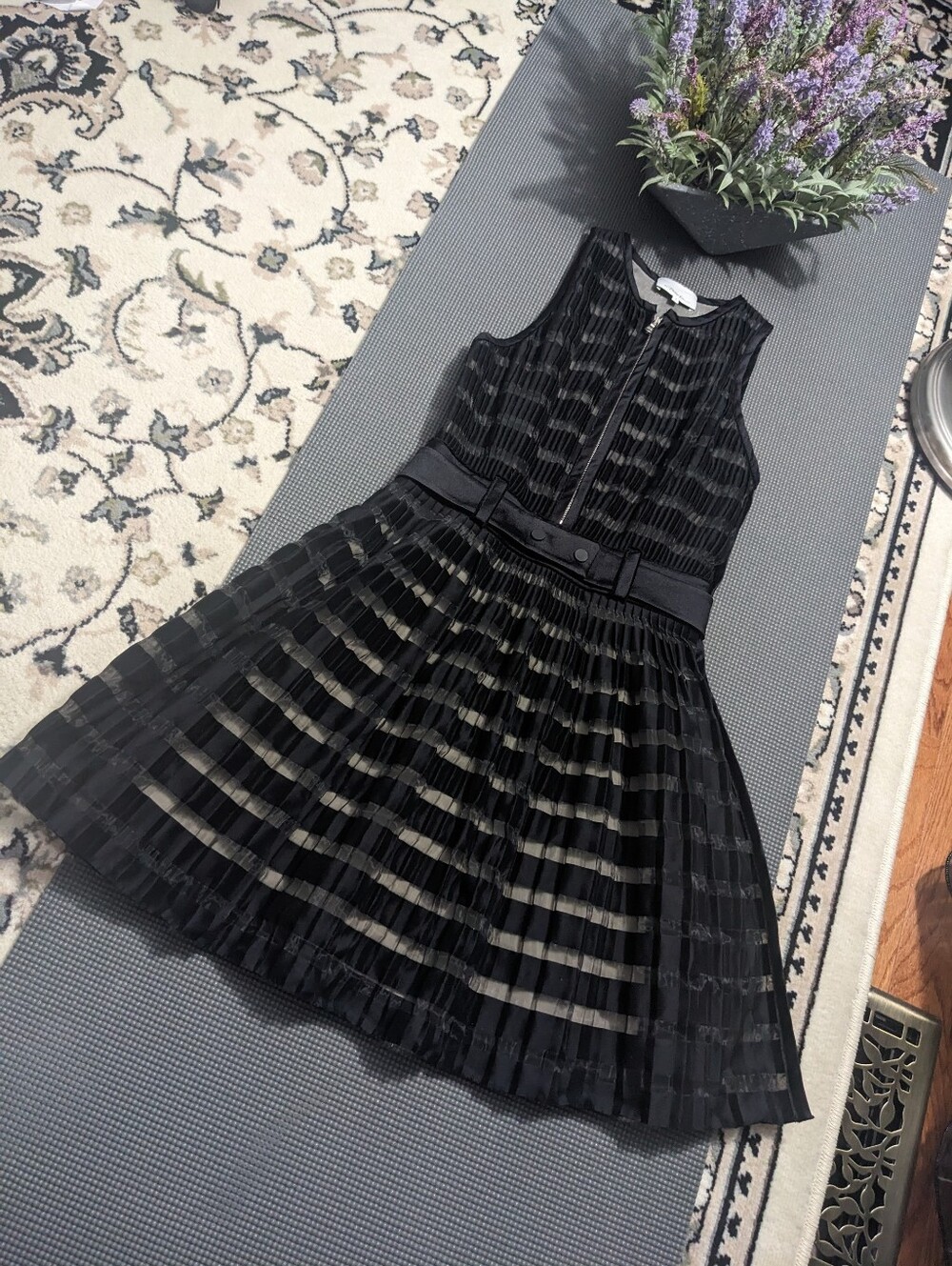 3.1 PHILLIP LIM Sleeveless Pleated Party Dress